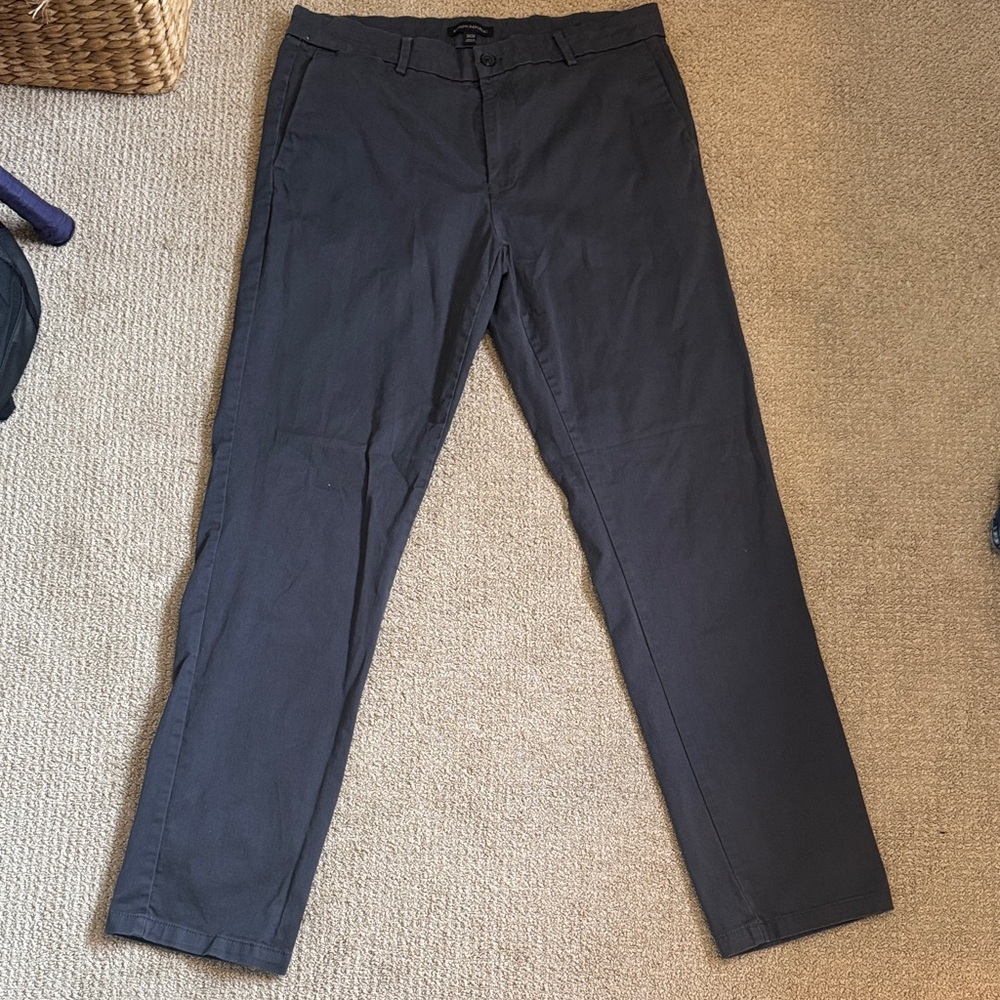 Banana Republic Men's Dark Gray Chinos